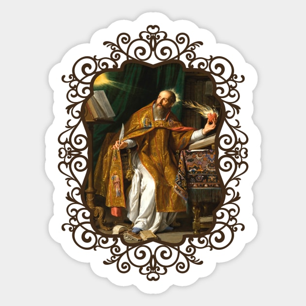 St. Augustine Sticker by alinerope